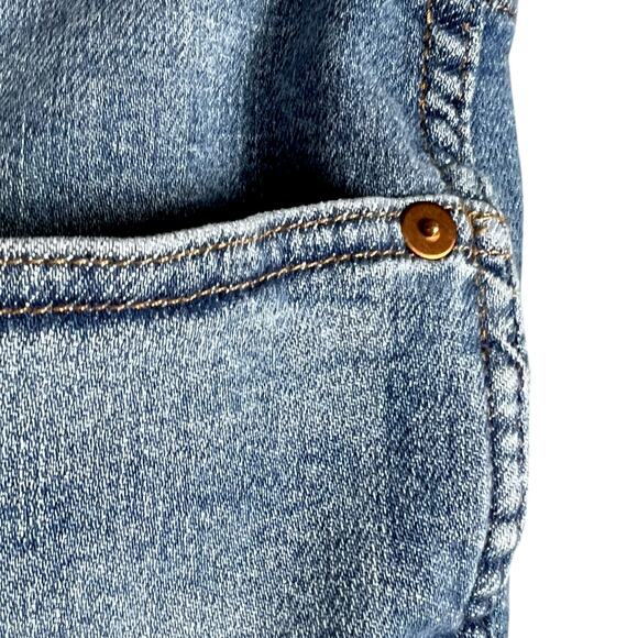 Women's Madewell Medium Wash Stovepipe Style Blue Jeans - 24W - $148 Retail - Picture 5 of 9